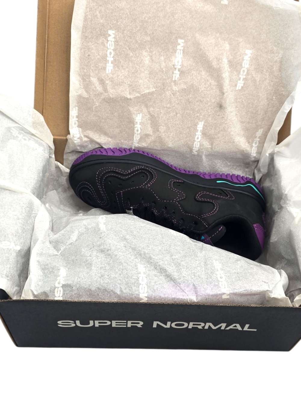 MSCHF Super Normal 2 Mars Black Men's 5 Women's 6.5 Purple MSCHF005.1 MB New - Picture 14 of 14